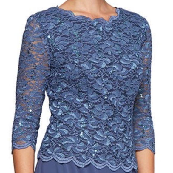 Alex Evenings: Faux Two-Piece Cocktail Dress (NWT) - Picture 3 of 11